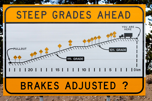 How to plan mountainous sections: speed, fuel, safe stopping zones